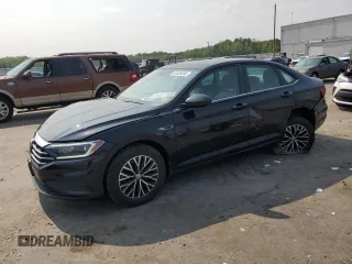 2019 Volkswagen Jetta SEL z VIN 3VWE57BU0KM055304, wystawiony jako Copart lot #60038595 z przebiegiem 63 502 mil mil oraz Szkoda całkowita • Salvage title. Historia ofert i sprzedaży dostępna na DreamBid. Obrazek 1.