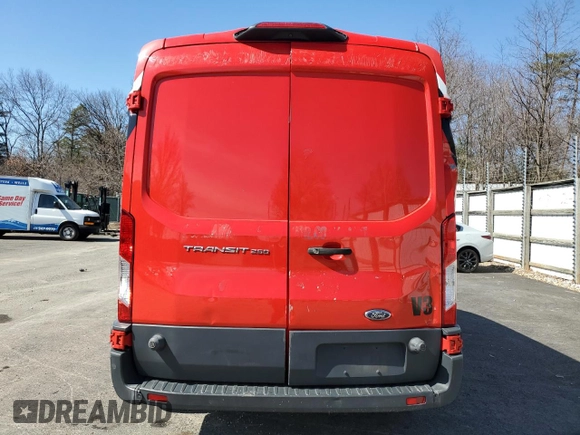 2018 Ford Transit with VIN 1FTYR2CM6JKA32153, listed as a Copart auction lot 44909995 with 228,200 mi miles and Clean Title. Bid and sale history available at carsss.com. Image 6.
