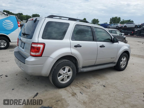 2008 Ford Escape XLS with VIN 1FMCU02Z88KE22266, listed as a Copart auction lot 63067385 with 214,026 mi miles and Salvage title. Bid and sale history available at DreamBid. Image 3.