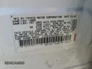 2001 Toyota Highlander z VIN JTEHF21A310007106, wystawiony jako Copart lot #58853505 z przebiegiem 211 158 mil mil oraz Czysty tytuł • Clean title. Historia ofert i sprzedaży dostępna na DreamBid. Obrazek 13.