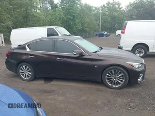 2019 Infiniti Q50 Luxe z VIN JN1EV7AR6KM550427, wystawiony jako IAAI lot #42225183 z przebiegiem 76 144 mil mil oraz . Historia ofert i sprzedaży dostępna na DreamBid. Obrazek 12.