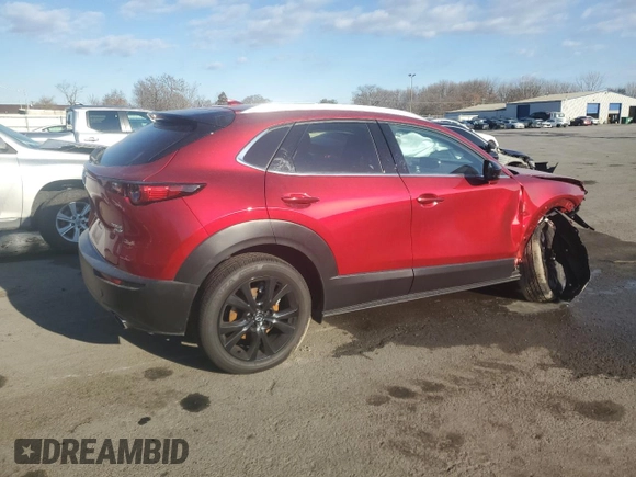 2024 Mazda CX-30 Premium z VIN 3MVDMBDY1RM603405, wystawiony jako Copart lot #42695915 z przebiegiem Nie podano mil oraz Szkoda całkowita • Salvage title. Historia ofert i sprzedaży dostępna na DreamBid. Obrazek 3.