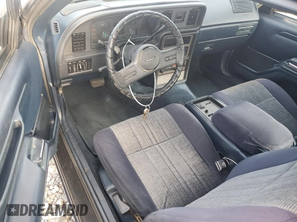 1987 Ford Thunderbird with VIN 1FABP6034HH188123, listed as a Copart auction lot 45752805 with 0 mi miles and Salvage Title. Bid and sale history available at carsss.com. Image 8.