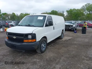 2010 Chevrolet Express Cargo with VIN 1GCUGADX0A1162118, listed as a IAAI auction lot 42162387 with 239,238 mi miles and . Bid and sale history available at DreamBid. Image 2.