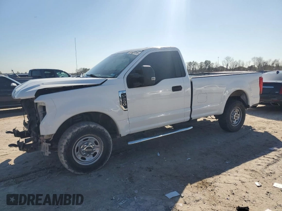 2019 Ford Super Duty F-250 SRW XL with VIN 1FTBF2A67KEG65490, listed as a Copart auction lot 46527095 with 134,154 mi miles and Salvage Title. Bid and sale history available at carsss.com. Image 1.