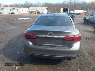 2018 Infiniti Q50 Luxe with VIN JN1EV7AP4JM591989, listed as a IAAI auction lot 41525340 with 78,812 mi miles and . Bid and sale history available at carsss.com. Image 17.