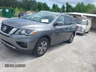 2018 Nissan Pathfinder SL with VIN 5N1DR2MM4JC642152, listed as a IAAI auction lot 42132867 with 142,063 mi miles. Bid and sale history available at carsss.com. Image 17.