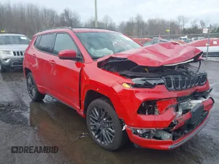 2023 Jeep Compass Limited with VIN 3C4NJDCN9PT531292, listed as a IAAI auction lot 41622828 with 13,820 mi miles and . Bid and sale history available at carsss.com. Image 1.