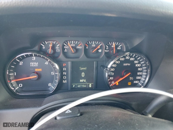 2016 Chevrolet Tahoe Commercial with VIN 1GNSKFEC0GR433971, listed as a Copart auction lot 46505245 with 48,715 mi miles and Salvage Title. Bid and sale history available at carsss.com. Image 9.