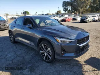 2021 Polestar 2 Launch Edition with VIN LPSED3KA6ML016587, listed as a Copart auction lot 79873454 with 0 mi miles and Salvage Title. Bid and sale history available at carsss.com. Image 4.