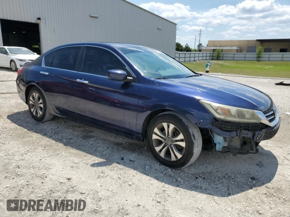 2015 Honda Accord Sedan LX with VIN 1HGCR2F32FA007004, listed as a Copart auction lot 51664945 with 235,501 mi miles and Clean Title. Bid and sale history available at carsss.com. Image 4.