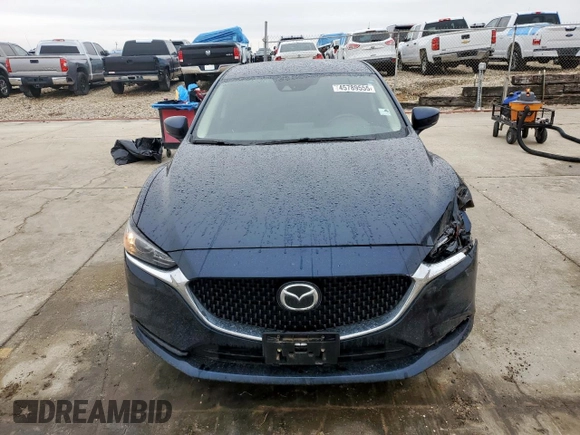 2021 Mazda 6 Sport with VIN JM1GL1UM6M1619582, listed as a Copart auction lot 45789555 with 85,652 mi miles and Salvage Title. Bid and sale history available at carsss.com. Image 5.