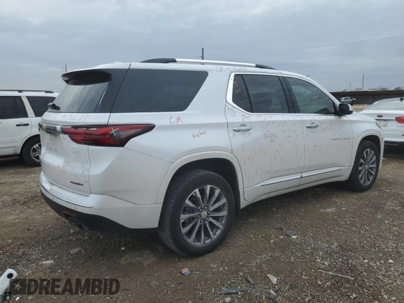2022 Chevrolet Traverse Premier with VIN 1GNERKKWXNJ175552, listed as a Copart auction lot 41934655 with 63,582 mi miles and Clean title. Bid and sale history available at DreamBid. Image 3.