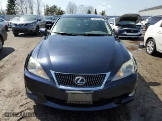 2010 Lexus IS 250 with VIN JTHCF5C21A5040399, listed as a Copart auction lot 51078295 with 225,120 mi miles and Clean Title. Bid and sale history available at carsss.com. Image 5.