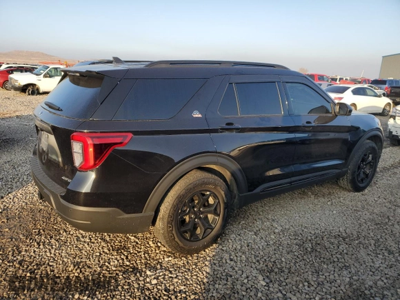 2022 Ford Explorer Timberline with VIN 1FMSK8JH1NGC05598, listed as a Copart auction lot 83396844 with 46,710 mi miles and Salvage Title. Bid and sale history available at carsss.com. Image 3.