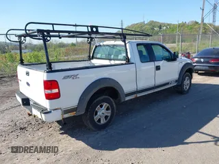 2005 Ford F-150 STX with VIN 1FTRX14W95FB53021, listed as a IAAI auction lot 42138458 with 150,885 mi miles. Bid and sale history available at carsss.com. Image 4.