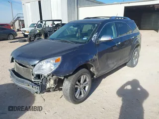 2013 Chevrolet Equinox LTZ with VIN 2GNALFEKXD6419406, listed as a IAAI auction lot 41370313 with 157,070 mi miles. Bid and sale history available at carsss.com. Image 2.