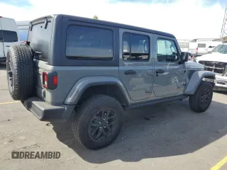 2023 Jeep Wrangler Willys Sport with VIN 1C4HJXDM6PW583932, listed as a Copart auction lot 75165174 with 7,624 mi miles and Salvage title. Bid and sale history available at DreamBid. Image 3.