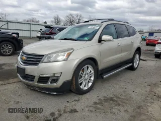2014 Chevrolet Traverse LT with VIN 1GNKRGKD7EJ361001, listed as a Copart auction lot 48340835 with 108,087 mi miles and Salvage Title. Bid and sale history available at carsss.com. Image 1.