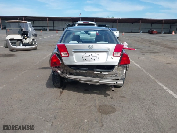 2001 Honda Civic LX with VIN 2HGES16511H554168, listed as a IAAI auction lot 42009621 with 163,801 mi miles. Bid and sale history available at carsss.com. Image 17.
