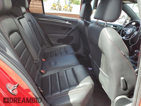 2016 Volkswagen Golf GTI SE with VIN 3VW5T7AU2GM016597, listed as a Copart auction lot 72164374 with 61,789 mi miles and Non Repairable. Bid and sale history available at carsss.com. Image 10.