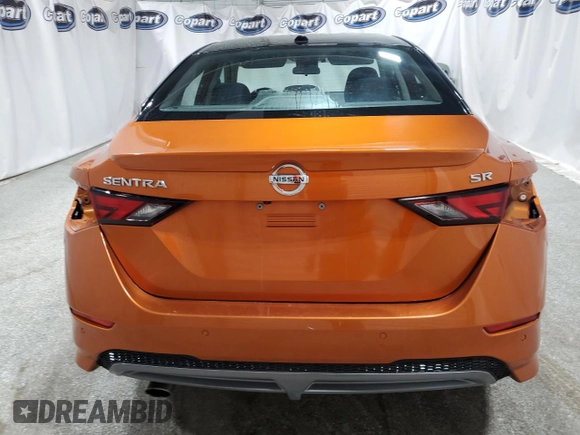2020 Nissan Sentra SR with VIN 3N1AB8DV2LY225620, listed as a Copart auction lot 52636505 with 102,596 mi miles and Clean Title. Bid and sale history available at DreamBid. Image 6.