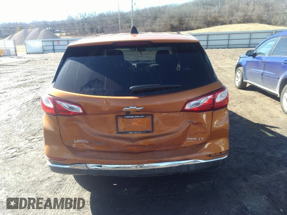 2019 Chevrolet Equinox LT with VIN 2GNAXUEV4K6161495, listed as a IAAI auction lot 41747900 with 122,089 mi miles and . Bid and sale history available at carsss.com. Image 16.