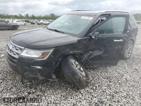 2018 Ford Explorer Limited с VIN 1FM5K8F84JGB67154, выставлен на аукционе Copart как лот 55072955 с пробегом Не указан миль и Списание • Salvage title. История ставок и продаж доступна на DreamBid. Изображение 1.