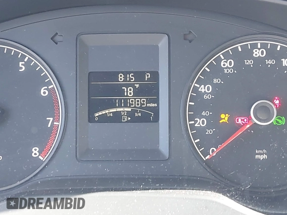 2011 Volkswagen Jetta SE with VIN 3VWDZ7AJ5BM319334, listed as a IAAI auction lot 42275321 with 111,989 mi miles and . Bid and sale history available at DreamBid. Image 15.