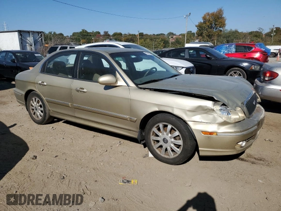 2004 Hyundai Sonata GLS with VIN KMHWF35HX4A971396, listed as a Copart auction lot 75762914 with 280,608 mi miles and Salvage Title. Bid and sale history available at carsss.com. Image 4.