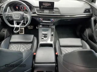 2018 Audi SQ5 Prestige with VIN WA1C4AFY6J2098746, listed as a Copart auction lot 56747805 with 47,566 mi miles and Salvage title. Bid and sale history available at DreamBid. Image 8.
