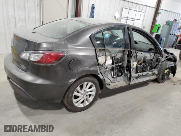 2010 Mazda 3 i Sport with VIN JM1BL1SF9A1128255, listed as a Copart auction lot 82906834 with 161,143 mi miles and Salvage Title. Bid and sale history available at DreamBid. Image 3.