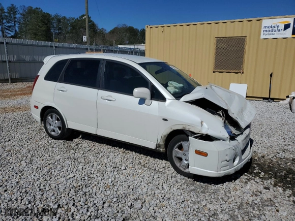 2003 Suzuki Aerio SX with VIN JS2RC41H235205147, listed as a Copart auction lot 45589345 with 194,595 mi miles and Salvage Title. Bid and sale history available at carsss.com. Image 4.