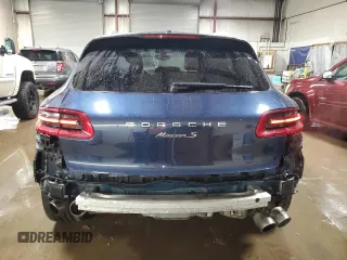 2015 Porsche Macan S with VIN WP1AB2A5XFLB62440, listed as a Copart auction lot 52382125 with 82,715 mi miles and Salvage Title. Bid and sale history available at carsss.com. Image 6.
