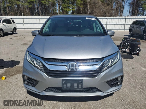 2020 Honda Odyssey EX-L with VIN 5FNRL6H78LB072721, listed as a Copart auction lot 48892095 with 39,634 mi miles and Salvage Title. Bid and sale history available at carsss.com. Image 5.