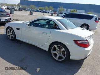 2013 Mercedes-Benz SLK-Class SLK 250 with VIN WDDPK4HA9DF057092, listed as a IAAI auction lot 42032120 with 142,991 mi miles. Bid and sale history available at carsss.com. Image 3.