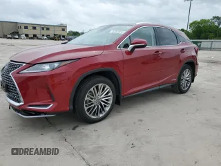 2021 Lexus RX 450h с VIN 2T2JGMDA6MC071415, выставлен на аукционе Copart как лот 52363835 с пробегом 47 967 миль миль и Списание • Salvage title. История ставок и продаж доступна на DreamBid. Изображение 1.