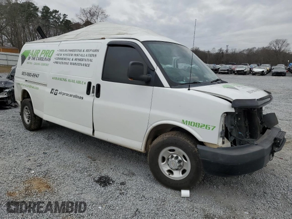2012 Chevrolet Express Cargo with VIN 1GCZGUCG6C1192848, listed as a Copart auction lot 42388714 with Not Provided miles and Salvage Title. Bid and sale history available at DreamBid. Image 4.
