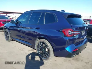 2023 BMW X3 M40i with VIN 5UX83DP08P9S91634, listed as a IAAI auction lot 41414536 with 20,832 mi miles and . Bid and sale history available at DreamBid. Image 3.
