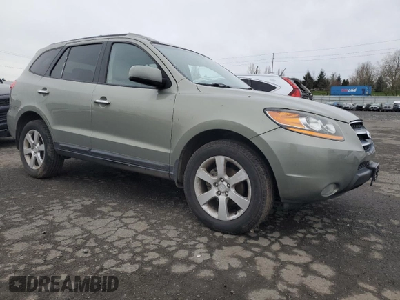 2009 Hyundai Santa Fe SE with VIN 5NMSH73E19H307952, listed as a Copart auction lot 49576545 with 150,664 mi miles and Salvage title. Bid and sale history available at DreamBid. Image 4.