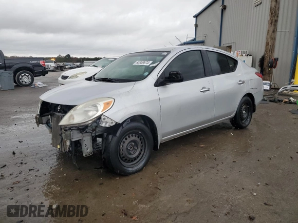 2012 Nissan Versa SL with VIN 3N1CN7AP1CL855089, listed as a Copart auction lot 85359674 with 100,177 mi miles and Salvage Title. Bid and sale history available at carsss.com. Image 1.