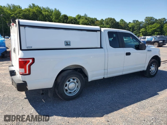 2017 Ford F-150 XL with VIN 1FTEX1C84HKD20060, listed as a Copart auction lot 57090655 with 182,626 mi miles and Clean title. Bid and sale history available at DreamBid. Image 3.
