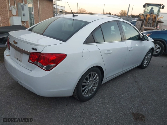 2014 Chevrolet Cruze ECO with VIN 1G1PH5SB8E7223476, listed as a IAAI auction lot 40893328 with 78,763 mi miles. Bid and sale history available at carsss.com. Image 4.