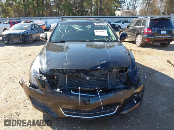 2014 Cadillac ATS Standard RWD with VIN 1G6AA5RX7E0151748, listed as a IAAI auction lot 41489412 with 116,427 mi miles and . Bid and sale history available at carsss.com. Image 6.