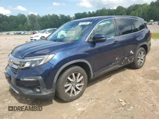 2020 Honda Pilot EX-L with VIN 5FNYF5H57LB012537, listed as a Copart auction lot 60247855 with 70,968 mi miles and Salvage title. Bid and sale history available at DreamBid. Image 1.