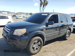 2007 Honda Pilot LX with VIN 5FNYF28107B040892, listed as a Copart auction lot 51130055 with 0 mi miles and Salvage Title. Bid and sale history available at carsss.com. Image 1.