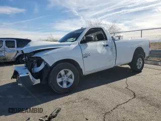 2023 Ram 1500 Tradesman with VIN 3C6JR6DGXPG678000, listed as a Copart auction lot 65893914 with Not provided miles and Salvage title. Bid and sale history available at DreamBid. Image 1.