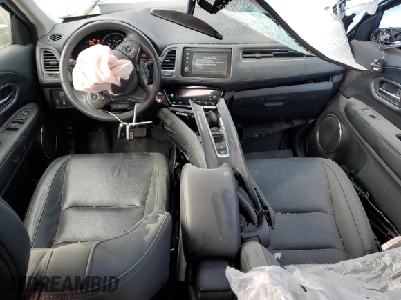 2019 Honda HR-V EX-L with VIN 3CZRU6H72KM706624, listed as a Copart auction lot 87259924 with 31,333 mi miles and Salvage Title. Bid and sale history available at carsss.com. Image 8.