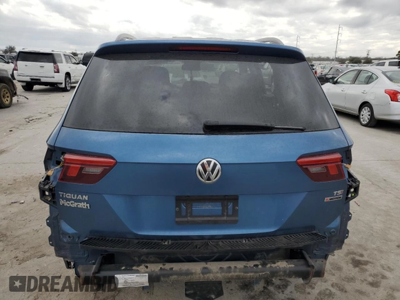 2018 Volkswagen Tiguan S with VIN 3VV0B7AX6JM105107, listed as a Copart auction lot 89363855 with 127,860 mi miles and Salvage title. Bid and sale history available at DreamBid. Image 6.