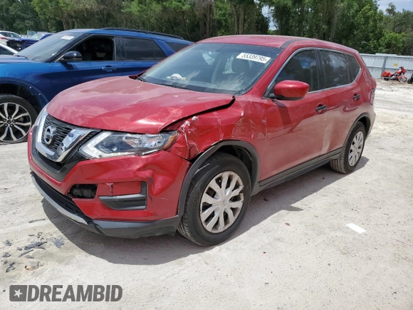 2017 Nissan Rogue SL with VIN JN8AT2MT5HW135483, listed as a Copart auction lot 55339795 with 101,820 mi miles and Non Repairable. Bid and sale history available at DreamBid. Image 1.